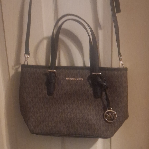 Michael Kors Handbags - Michael Kors Brown and Black Shoulder Bag